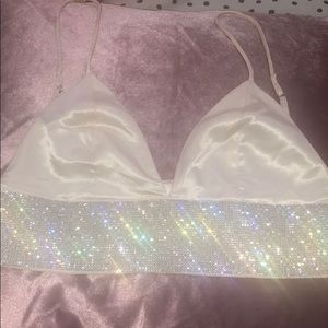 Meshki sayin crystal bralette top
